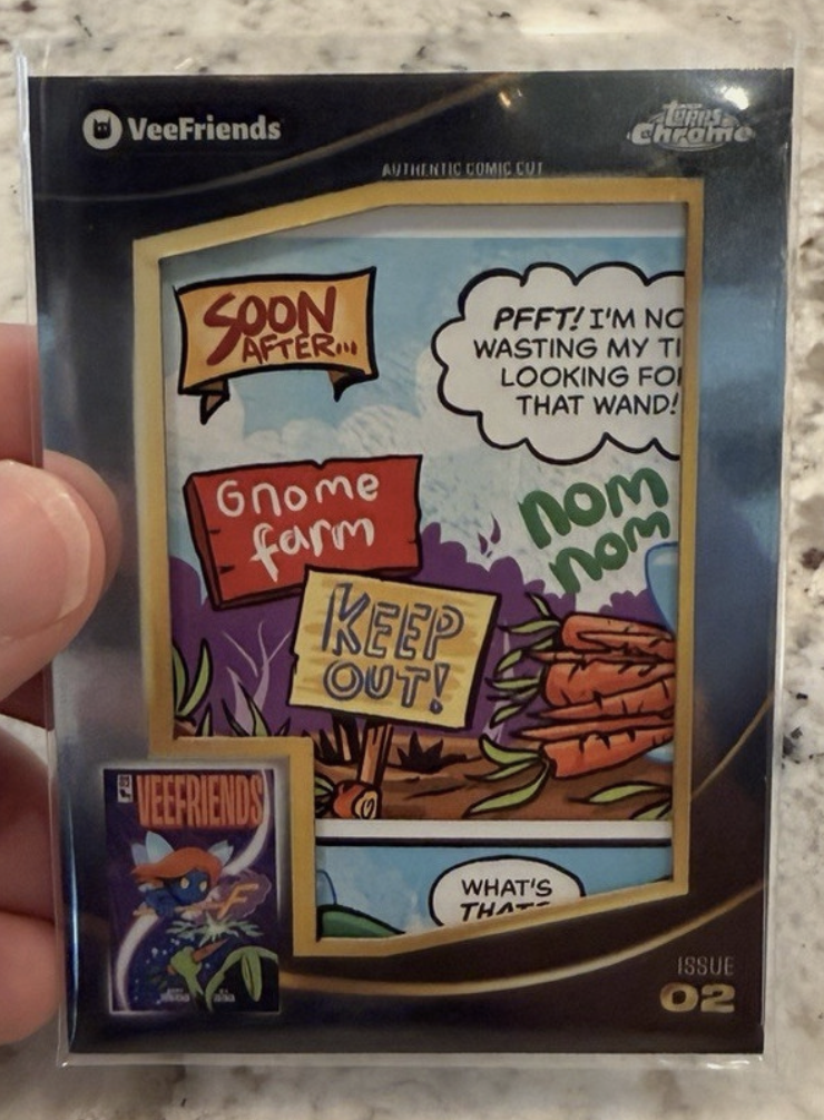Gnome Farm — Keep Out! — VeeFriends Comic Clipping from Issue 2