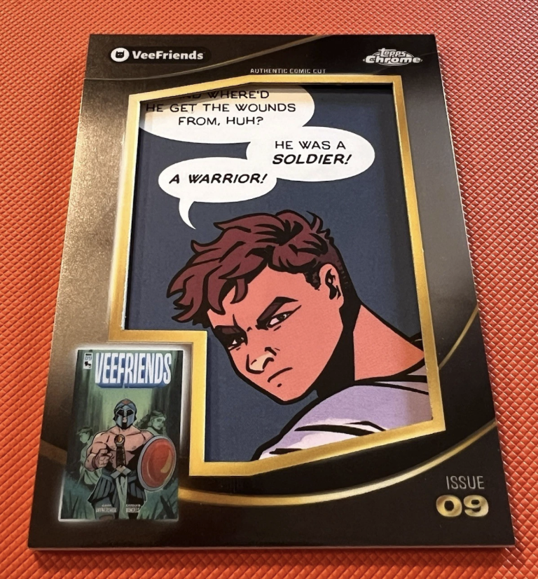 A Soldier! A Warrior! — VeeFriends Comic Clipping from Issue 9