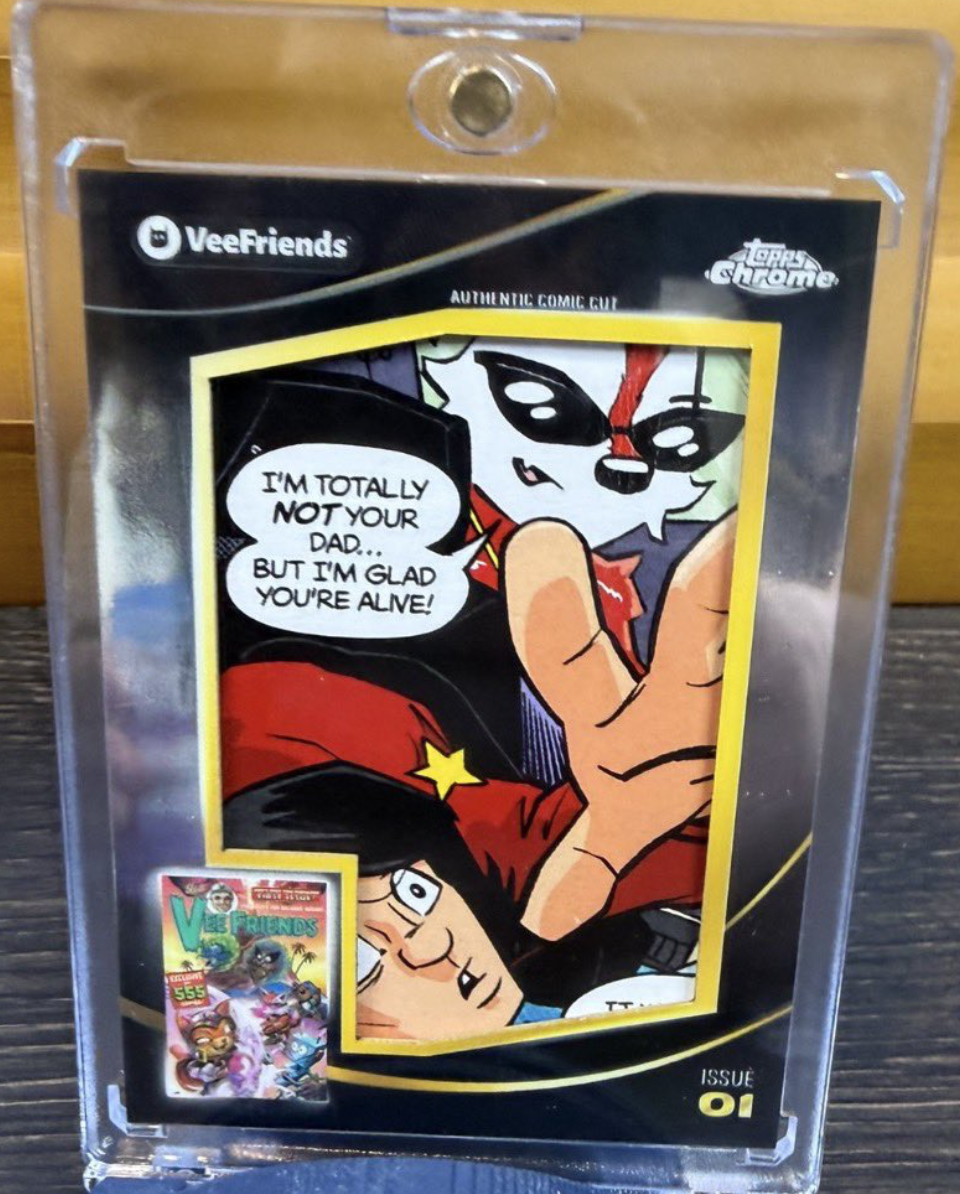 Totally Not Your Dad — VeeFriends Comic Clipping from Issue 1