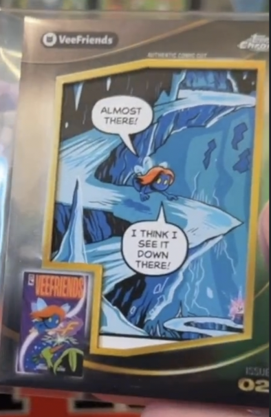 "I Think I See It Down There!" — VeeFriends Comic Clipping from Issue 2