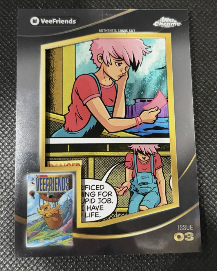 The Pink Slip — VeeFriends Comic Clipping from Issue 3