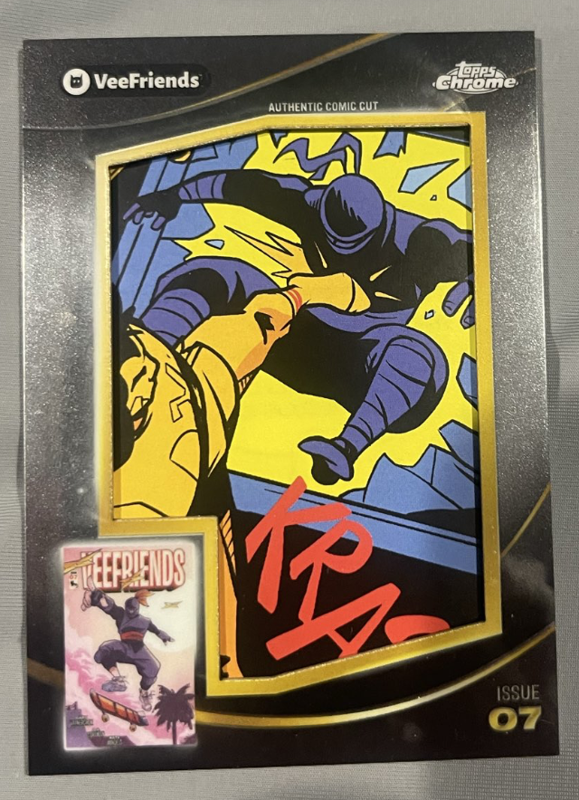 KRASH Through the Window — VeeFriends Comic Clipping from Issue 7