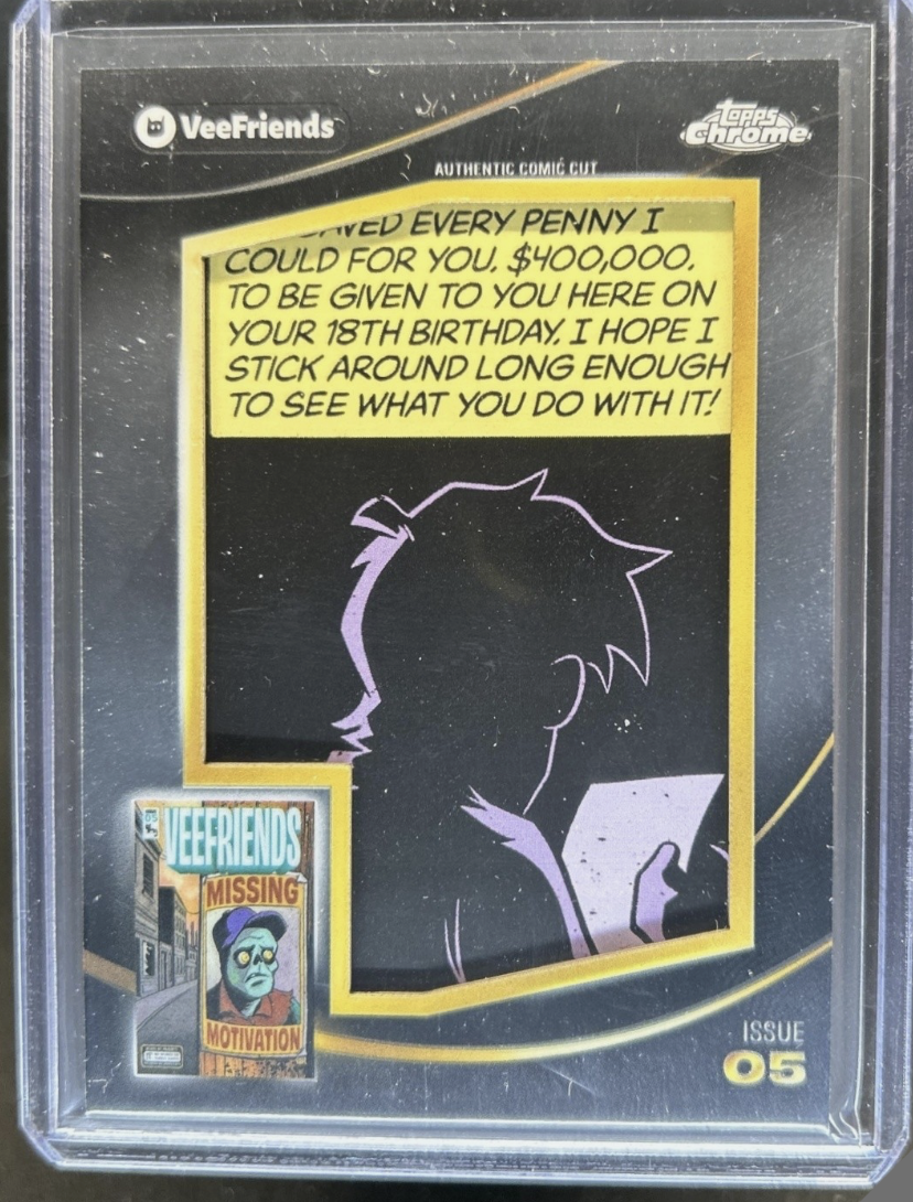 The $400,000 Promise — VeeFriends Comic Clipping from Issue 5