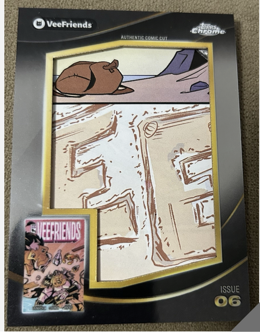 Sand-Carved VEE — VeeFriends Comic Clipping from Issue 6