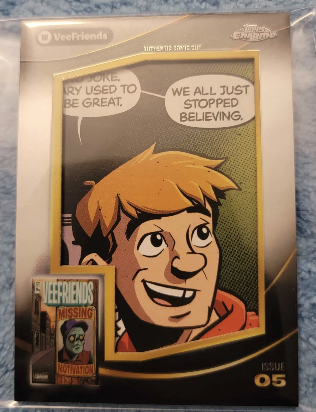 We All Just Stopped Believing — VeeFriends Comic Clipping from Issue 5