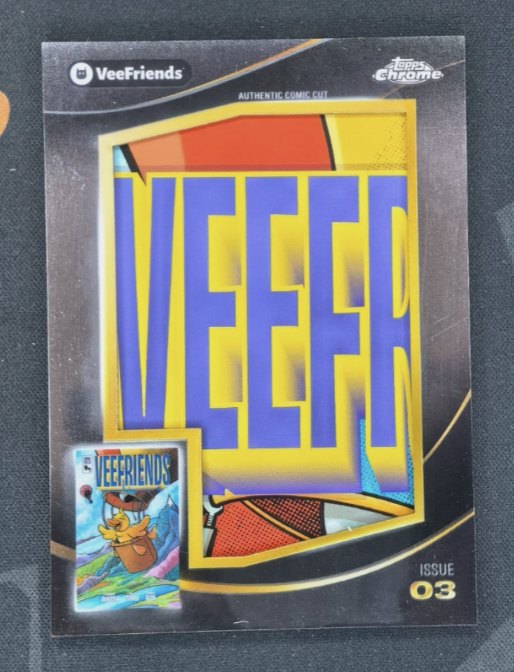Cover Cut — Logo Left — VeeFriends Comic Clipping from Issue 3