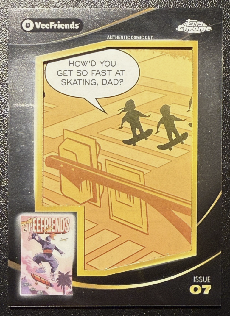 How'd You Get So Fast, Dad? — VeeFriends Comic Clipping from Issue 7