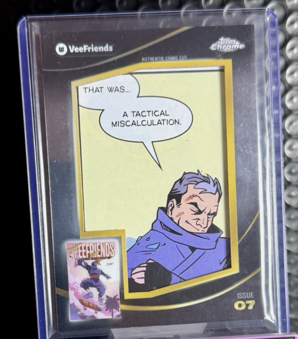 A Tactical Miscalculation — VeeFriends Comic Clipping from Issue 7