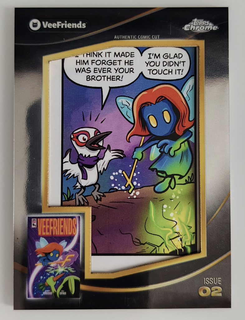 Glad You Didn't Touch It — VeeFriends Comic Clipping from Issue 2