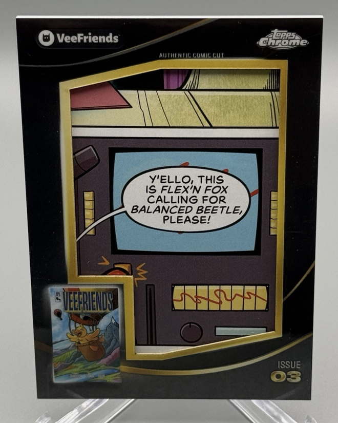 Calling Balanced Beetle — VeeFriends Comic Clipping from Issue 3